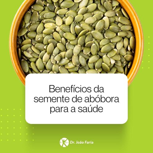 Benefícios da semente de abóbora para a saúde