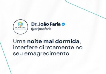 Uma noite mal dormida, interfere diretamente mo seu emagrecimento