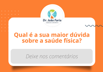 Qual é a sua maior dúvida sobre a saúde física?