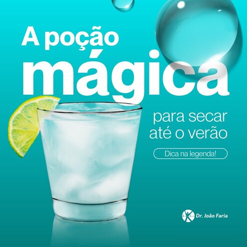 A poção mágica para secar até o verão