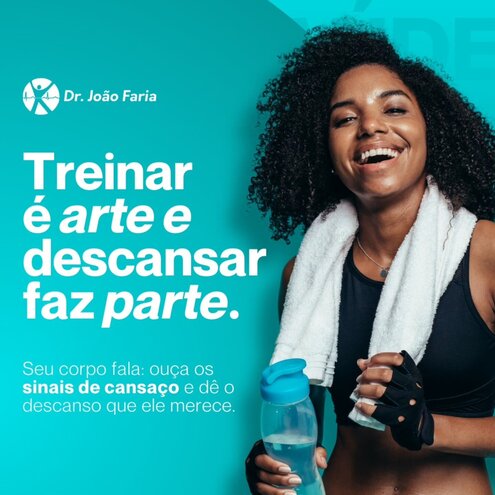 Treinar é arte e descansar faz parte