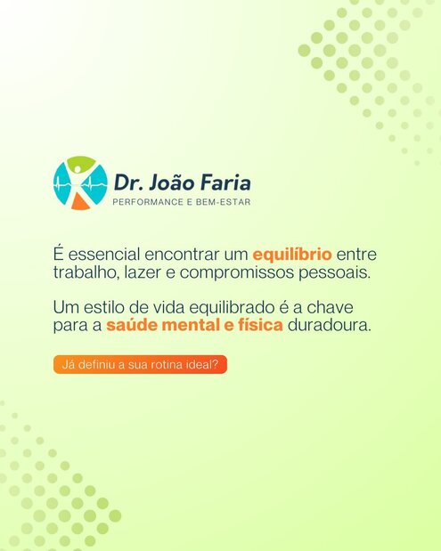 Já definiu a sua rotina ideal?