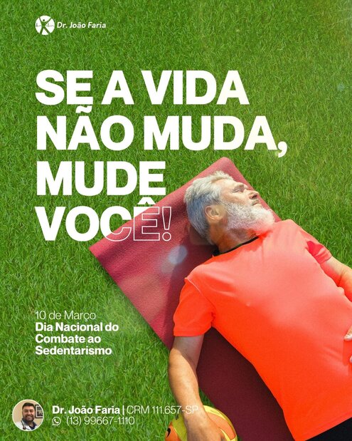 Se a vida não muda, mude você