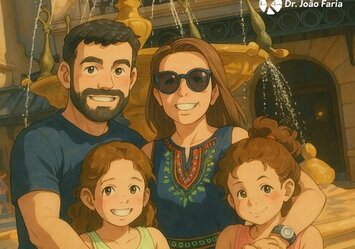 Minha família e eu mergulhamos no encantador mundo Ghibli. 