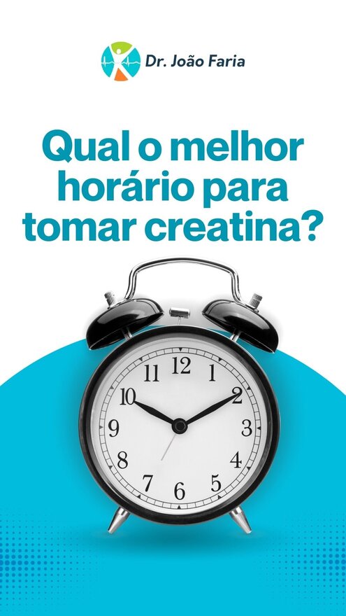 Qual o melhor horário para tomar creatina?