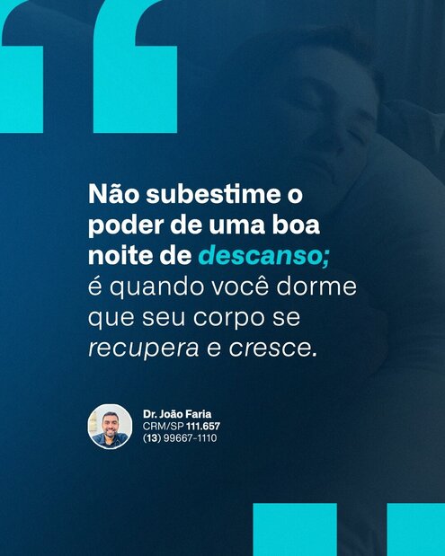 Não substime o poder de uma boa noite de descanso