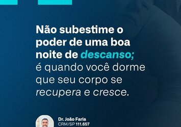 Não substime o poder de uma boa noite de descanso