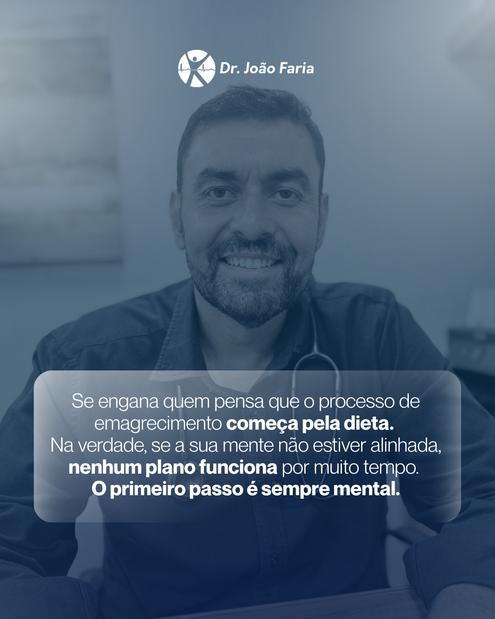 O primeiro passo é sempre mental