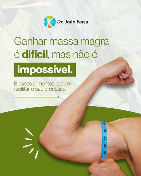 Ganhar massa magra é difícil, mas não é impossível