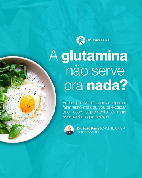 A glutamina não serve para nada 4?