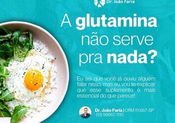 A glutamina não serve para nada 4?