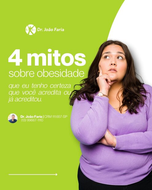 4 mitos sobre obesidade