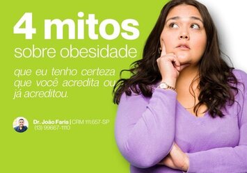 4 mitos sobre obesidade