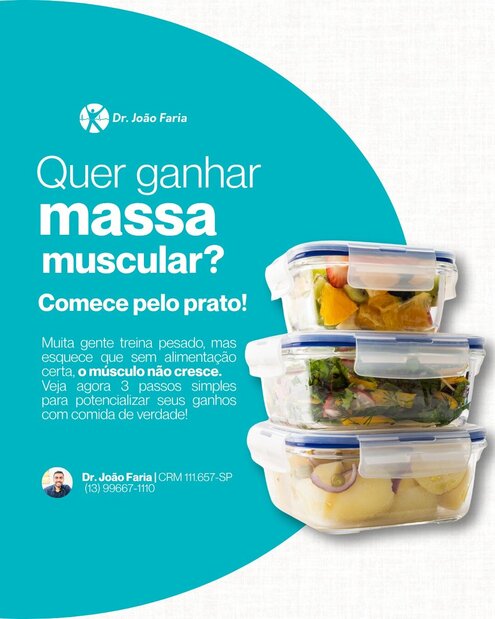 Quer ganhar massa muscular?