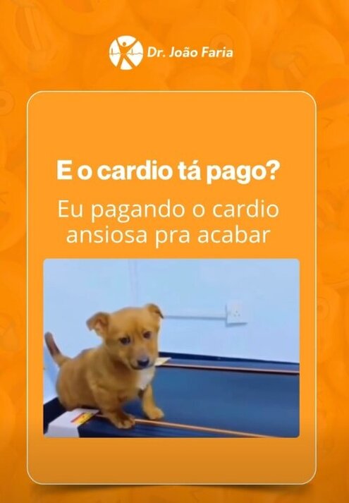 E o cardio está pago?