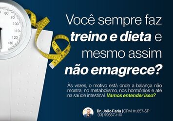 Você sempre faz treino e dieta e mesmo assim não emagrece?
