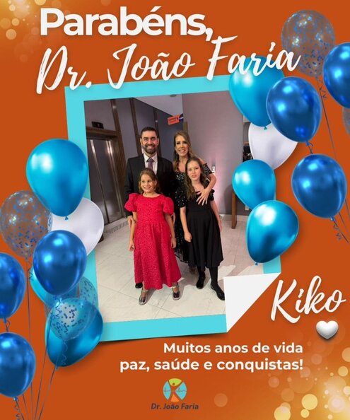 Parabéns Dr. João Faria - Kiko