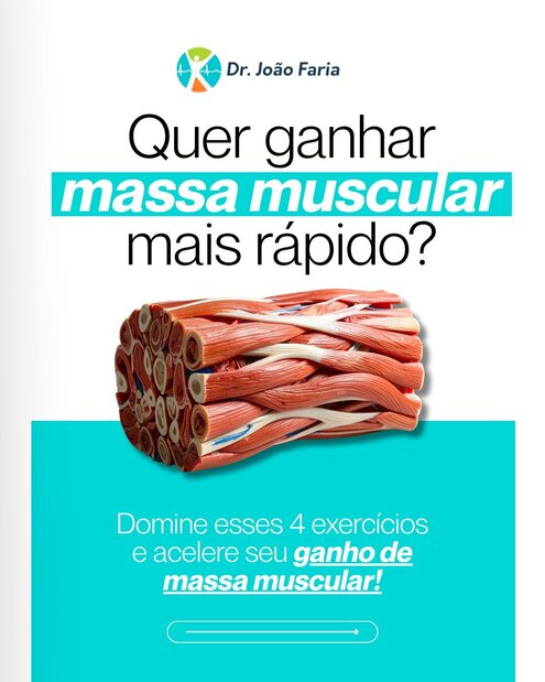 Quer ganhar massa muscular mais rápido?