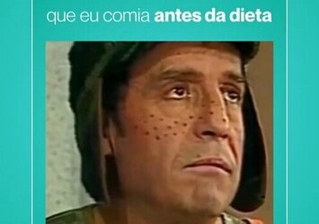 Quando me lembro o que eu comia antes da dieta