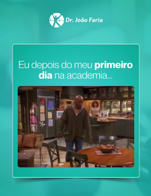 Eu depois do meu primeiro dia de academia