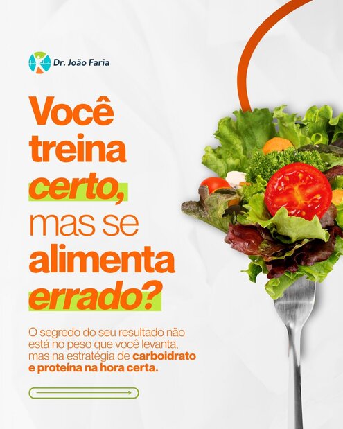 Você treina certo, mas se alimenta errado?