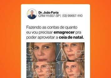 Fazendo as contas de quanto eu vou precisar emagrcer para poder aproveitar a ceia de natal