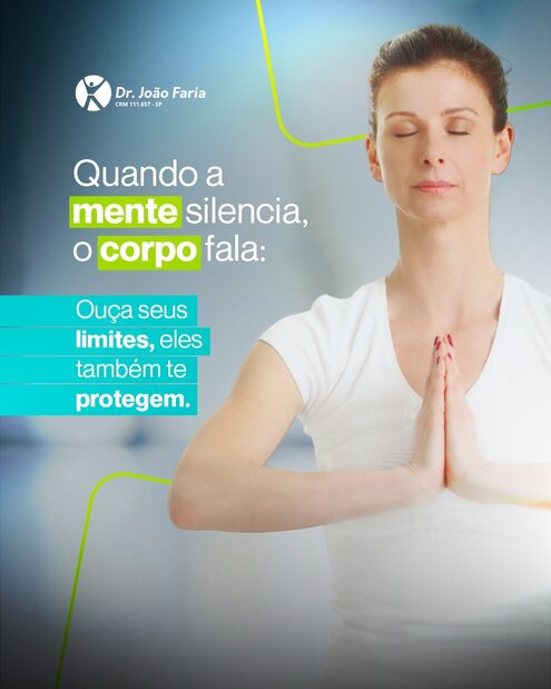 Quando a mente silencia, o corpo fala