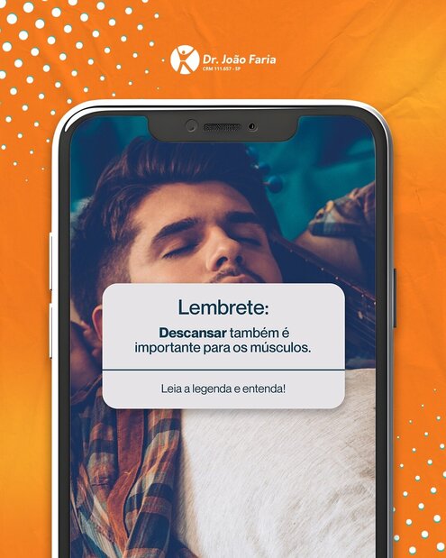 Descansar também é importante para os músculos
