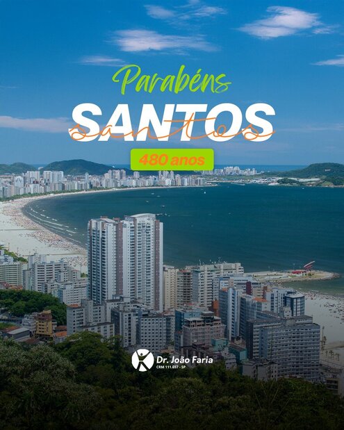 Parabéns, Santos — 480 anos! 