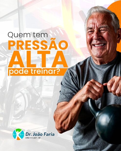 Quem tem prssão alta pode treinar?