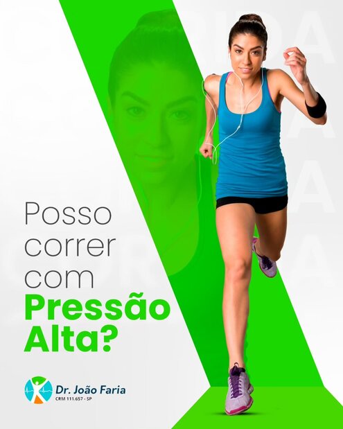 Posso correr com pressão alta?