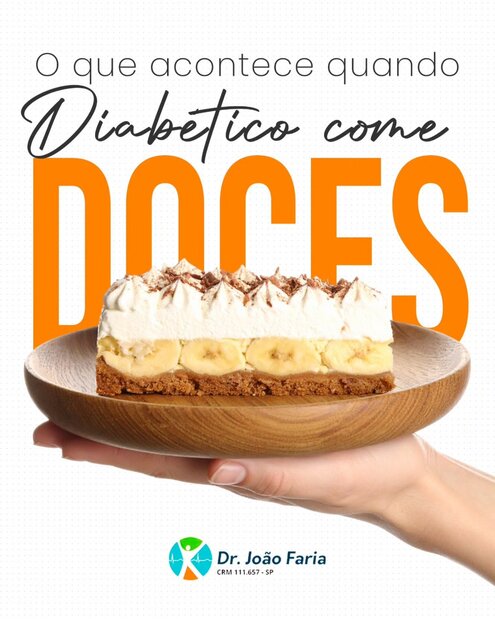 O que acontece quando diabéticos come doces