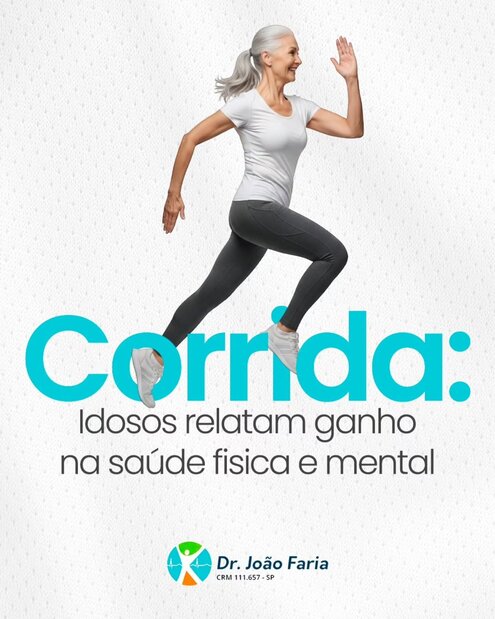 Corrida: Idosos relatam ganho na saúde física e mental