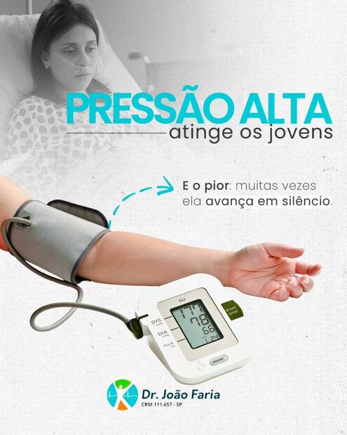 Pressão Alta atinge os jovens