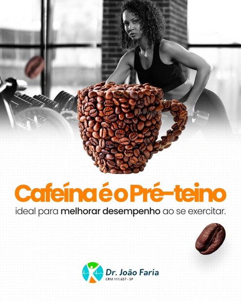 Cafeína é o Pré-treino