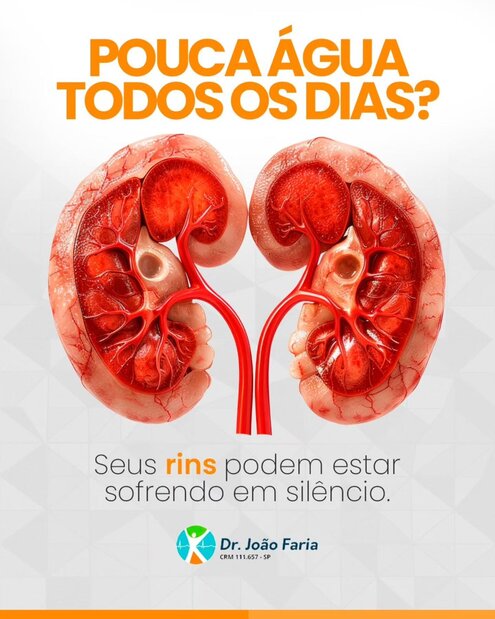 Pouca água todos os dias?