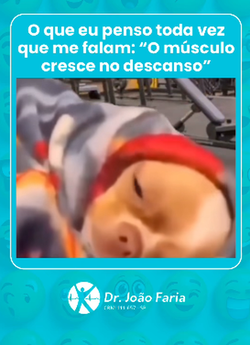 O músculo cresce no descanso