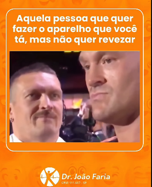 Aquela pessoa que quer fazer o aparelho que você tá, mas não quer revezar