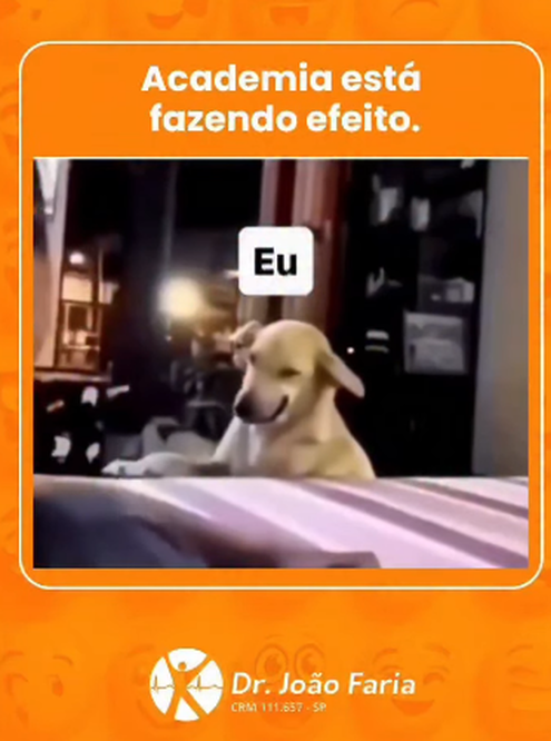Academia está fazendo efeito