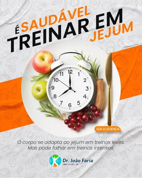É saudável treinar em jejum?